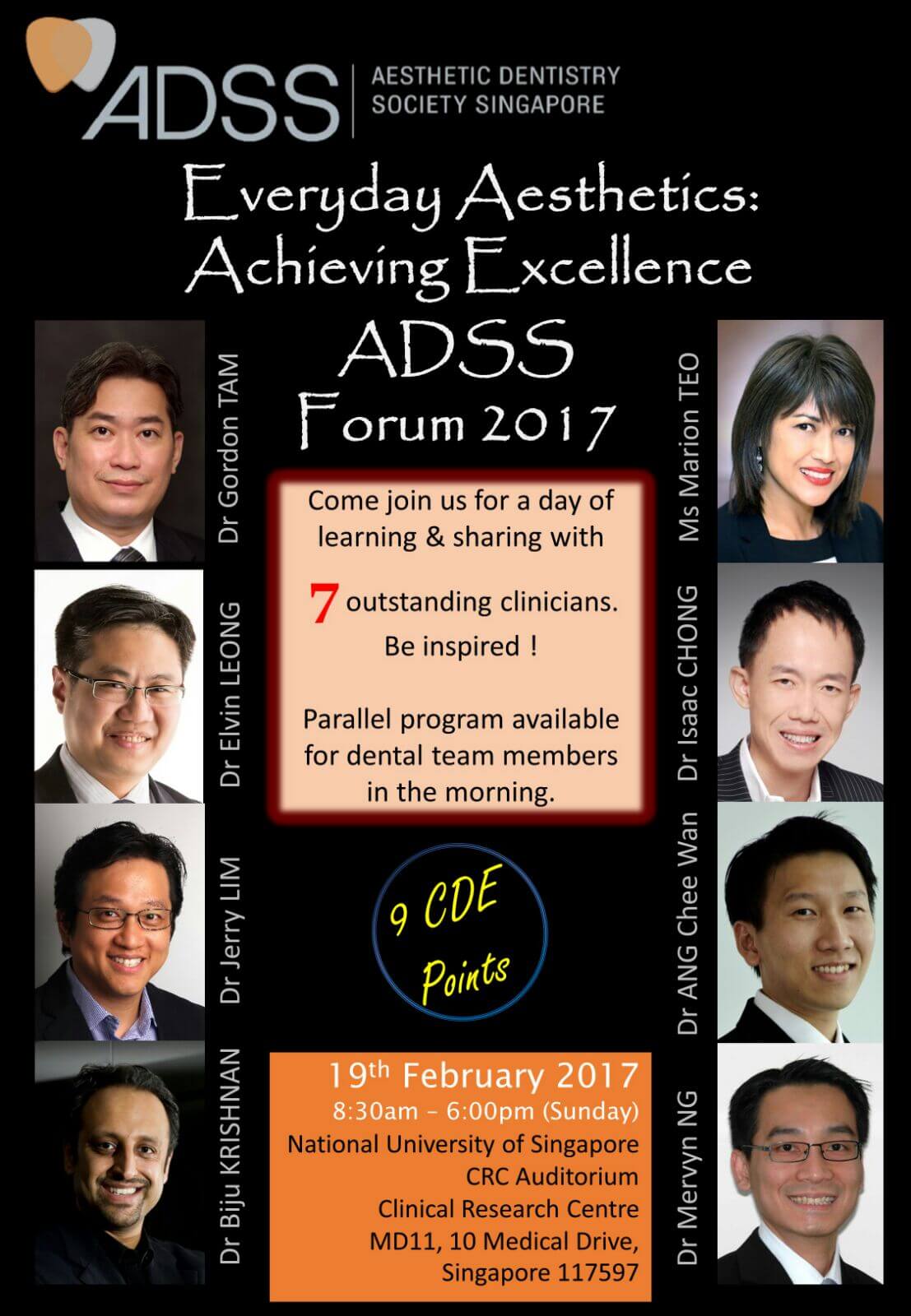 Dr Isaac Chong was invited by the Aesthetic Dentistry Society of Singapore to give a lecture during their Annual Dental Forum